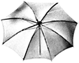 Зонт Lowel DP  D2-25 стандарт/серебренный
