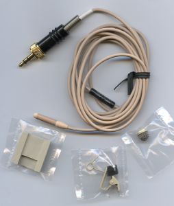 Петличный микрофон Sanken COS-11D PT(BE)-Sen. бежевого цвета с разъемом  mJack 3,5mm (стерео) ― TBS Инжиниринг